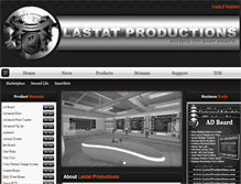 Tablet Screenshot of lastatproductions.com
